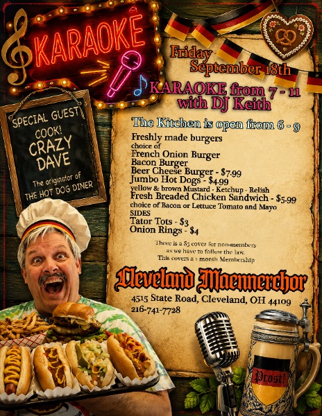 Karaoke Night with DJ Keith and Crazy Dave